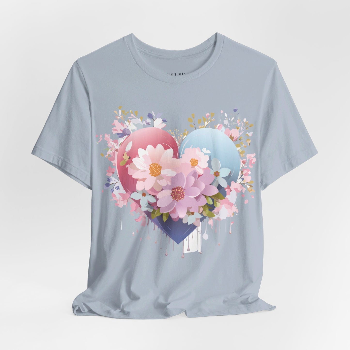 Natural Cotton Tee Shirt - Love story Collection