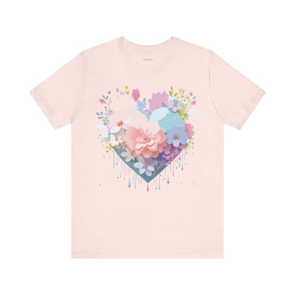 Natural Cotton Tee Shirt - Love story Collection Printify