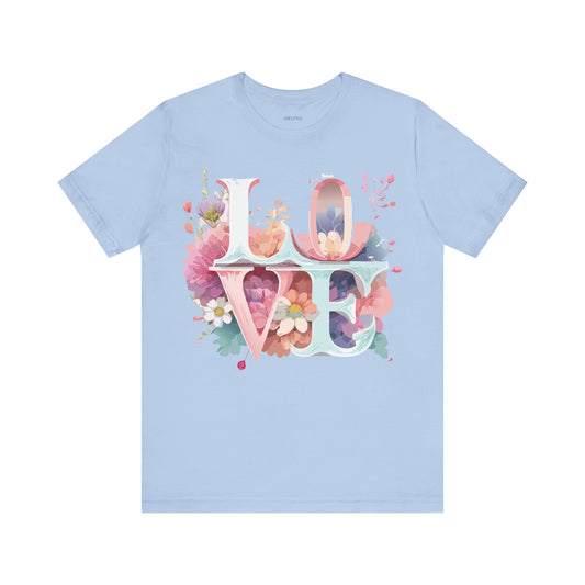 Natural Cotton Tee Shirt - Love story Collection