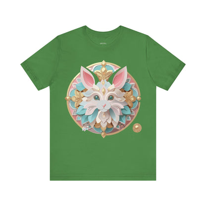 Natural Cotton Tee Shirt - Medallion Collection Printify
