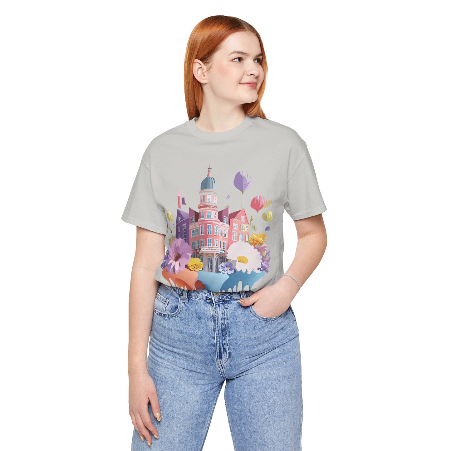 T-Shirt aus natürlicher Baumwolle – Beautiful Places Collection – Amsterdam