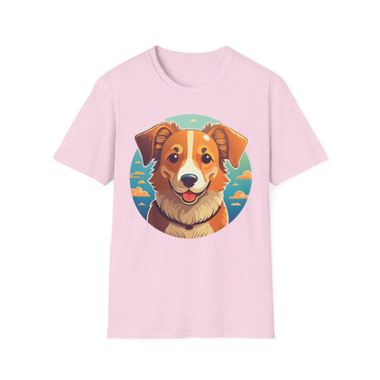 Dog Shirt Unisex Animal Tee One Hundred Percent Cotton Softstyle Gildan 64000