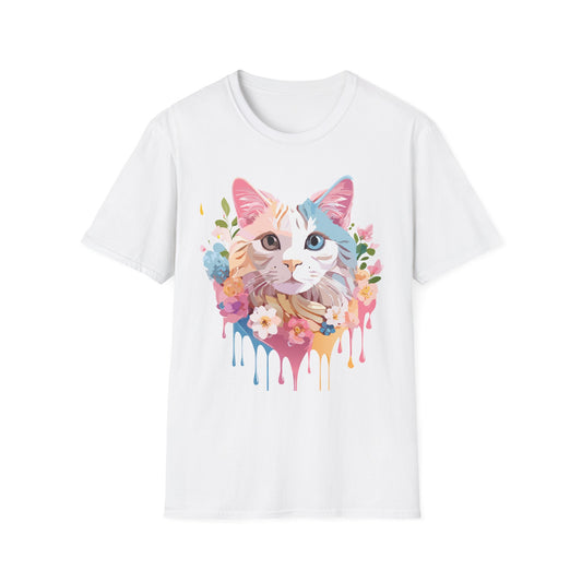Cat Shirt, Shirt with Cat, Cats Tee, Kitten Tee