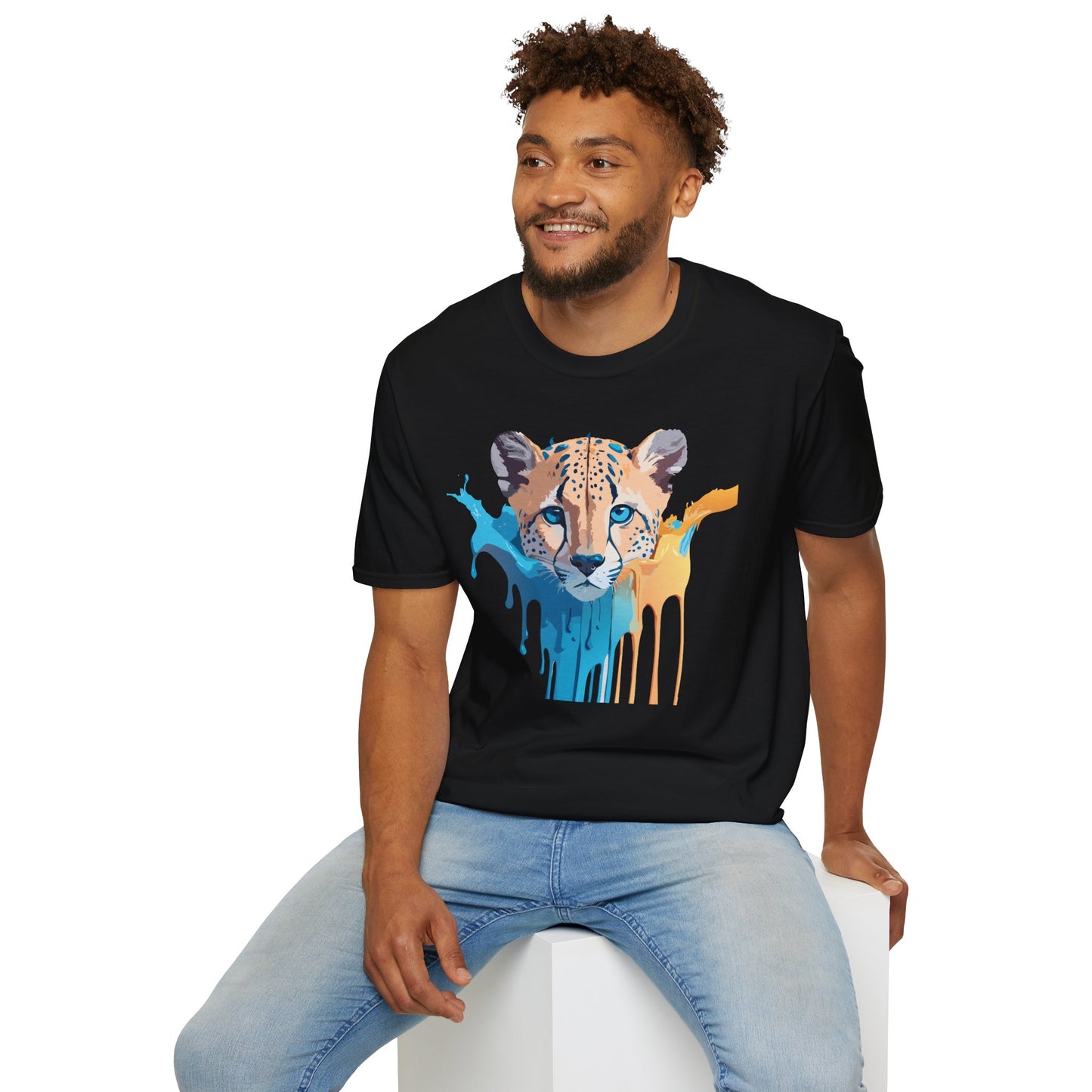 Cheetah Shirt, Shirt with Cheetah, Cheetah Tee, Shirt with Animals