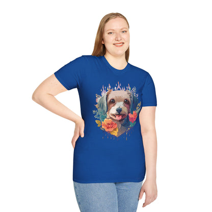 Dog Shirt Unisex Animal Tee Gildan Softstyle 64000 Short Sleeve Tee