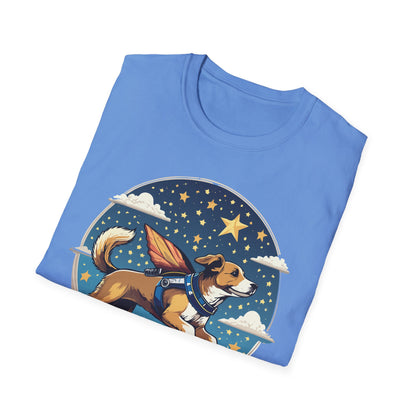 Dog Shirt Unisex Animal Print Tee Hundred Percent Cotton Softstyle Gildan 64000