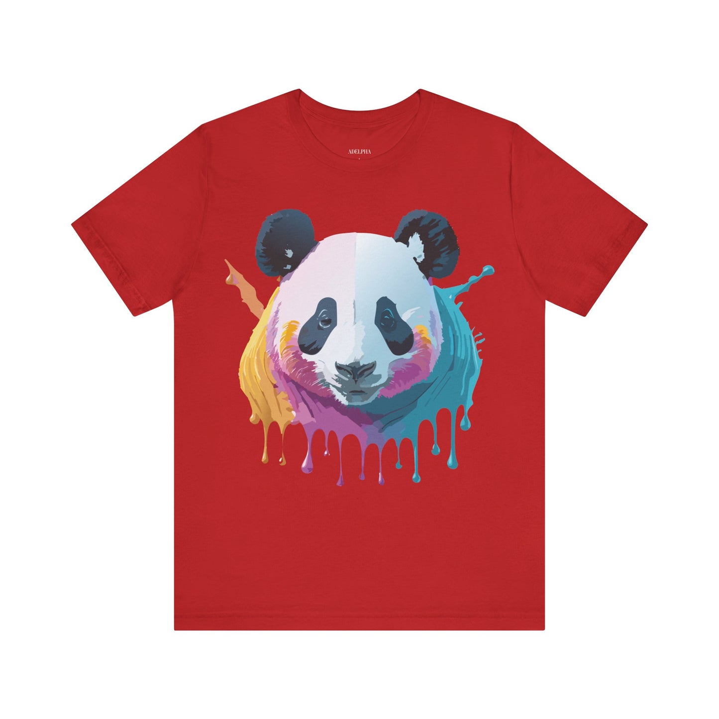 T-Shirt aus natürlicher Baumwolle mit Panda