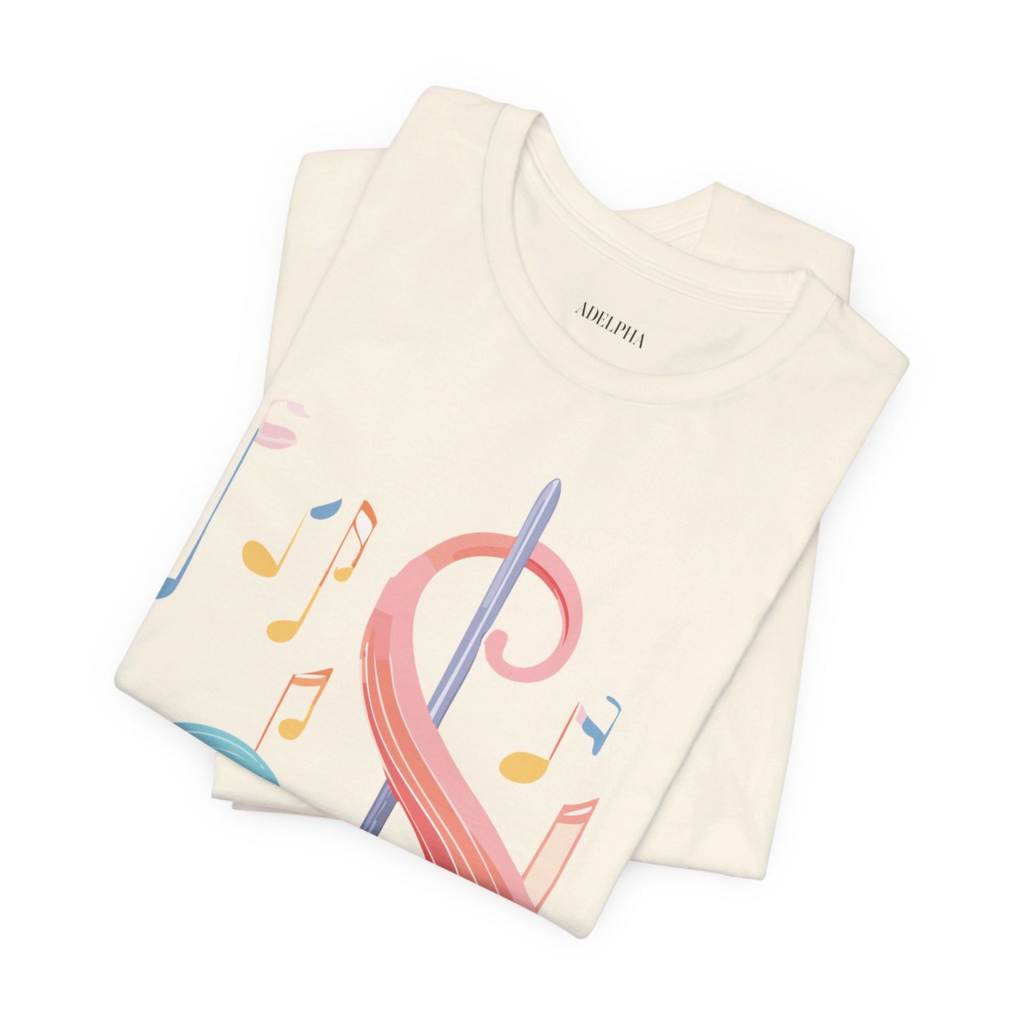 Natural Cotton Tee Shirt - Music collection