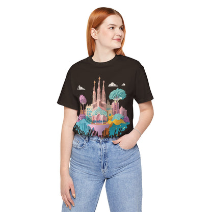 Tourist Shirt, Shirt with Barcelona - ADELPHA