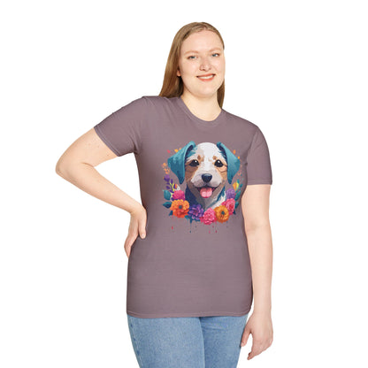 Dog Shirt Unisex Animal Short Sleeve Tee Gildan Softstyle 64000 Cotton Tee