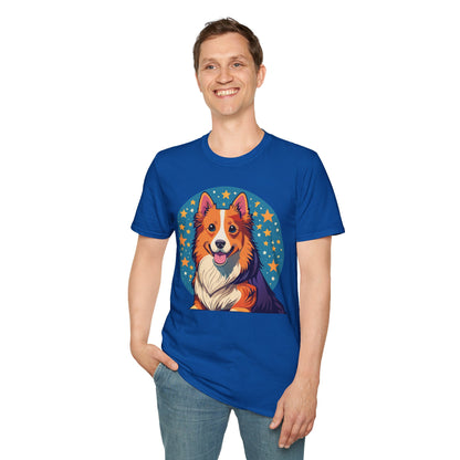 Unisex Dog Shirt Animal Print Tee Gildan Softstyle 64000 Tee