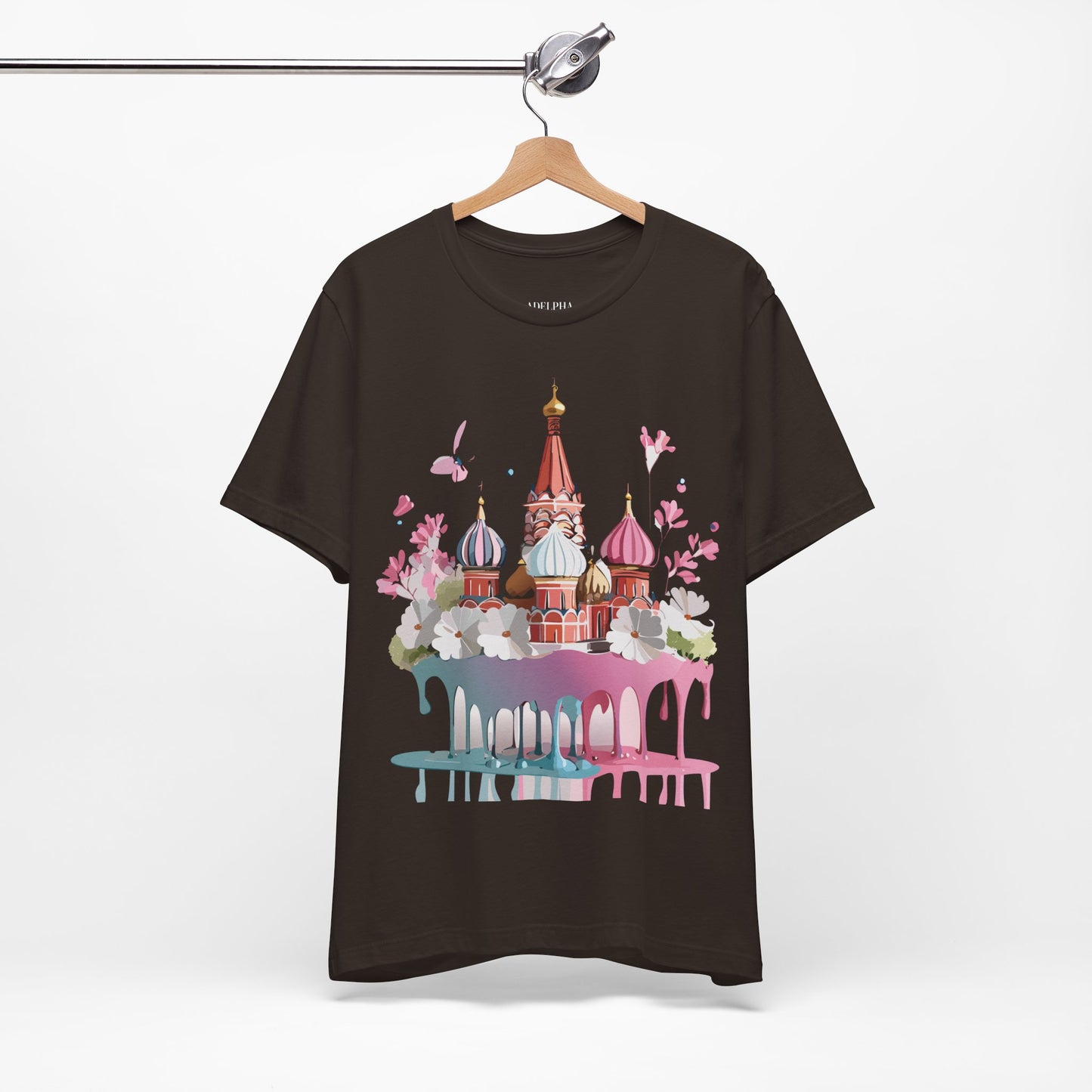 Natural Cotton Tee Shirt - Beautiful Places Collection - Moscow