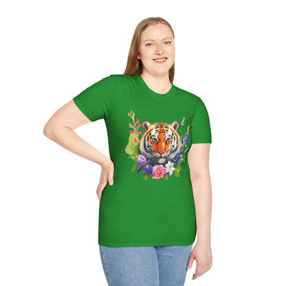 Tiger Shirt Unisex Gildan Softstyle Tee 100 Percent Ring Spun Cotton