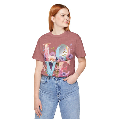 Natural Cotton Tee Shirt - Love story Collection Printify