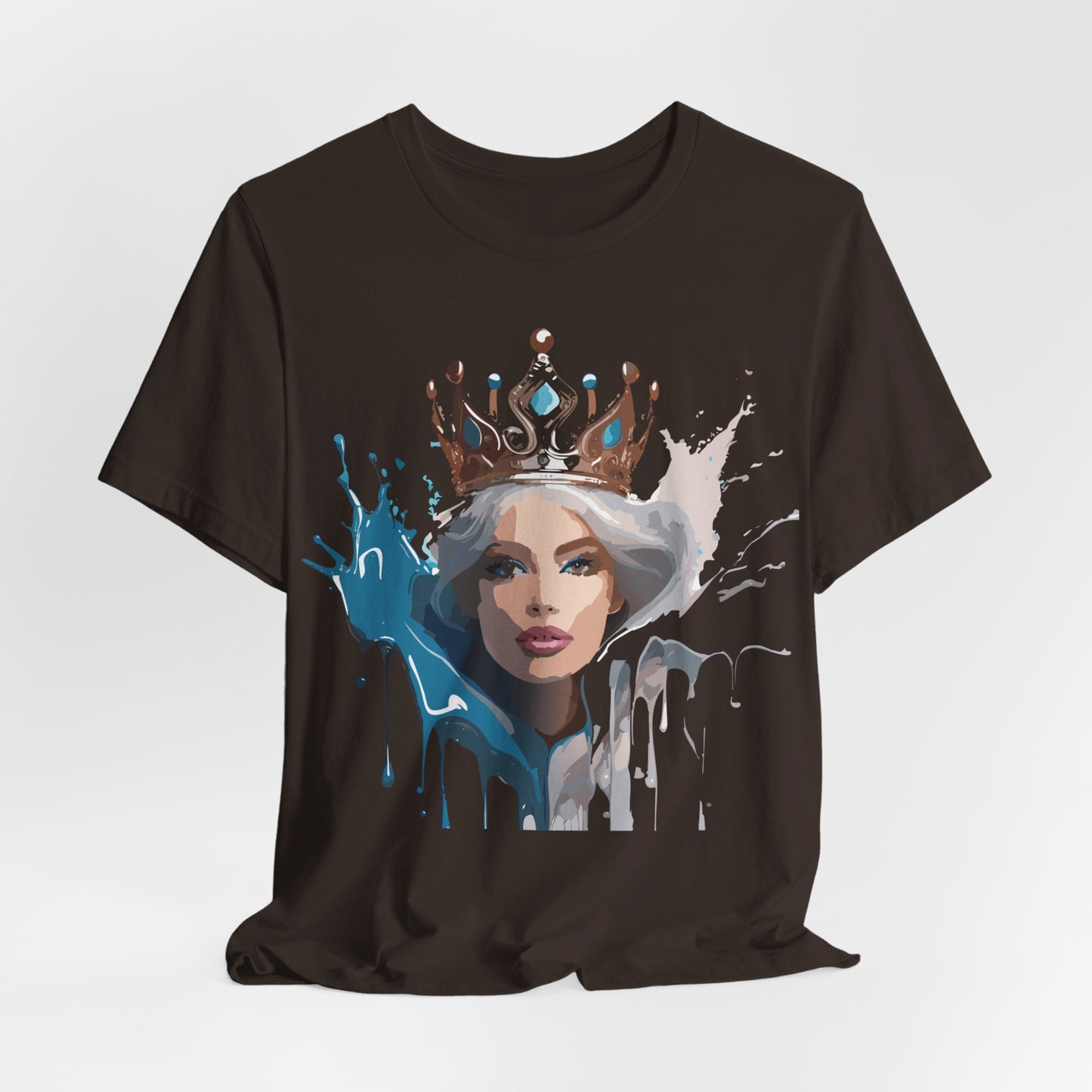 T-Shirt aus natürlicher Baumwolle – Queen Collection