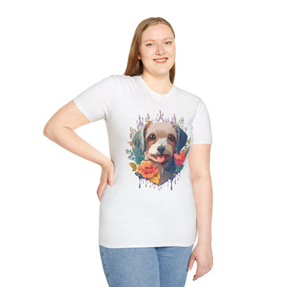 Dog Shirt Unisex Animal Tee Gildan Softstyle 64000 Short Sleeve Tee