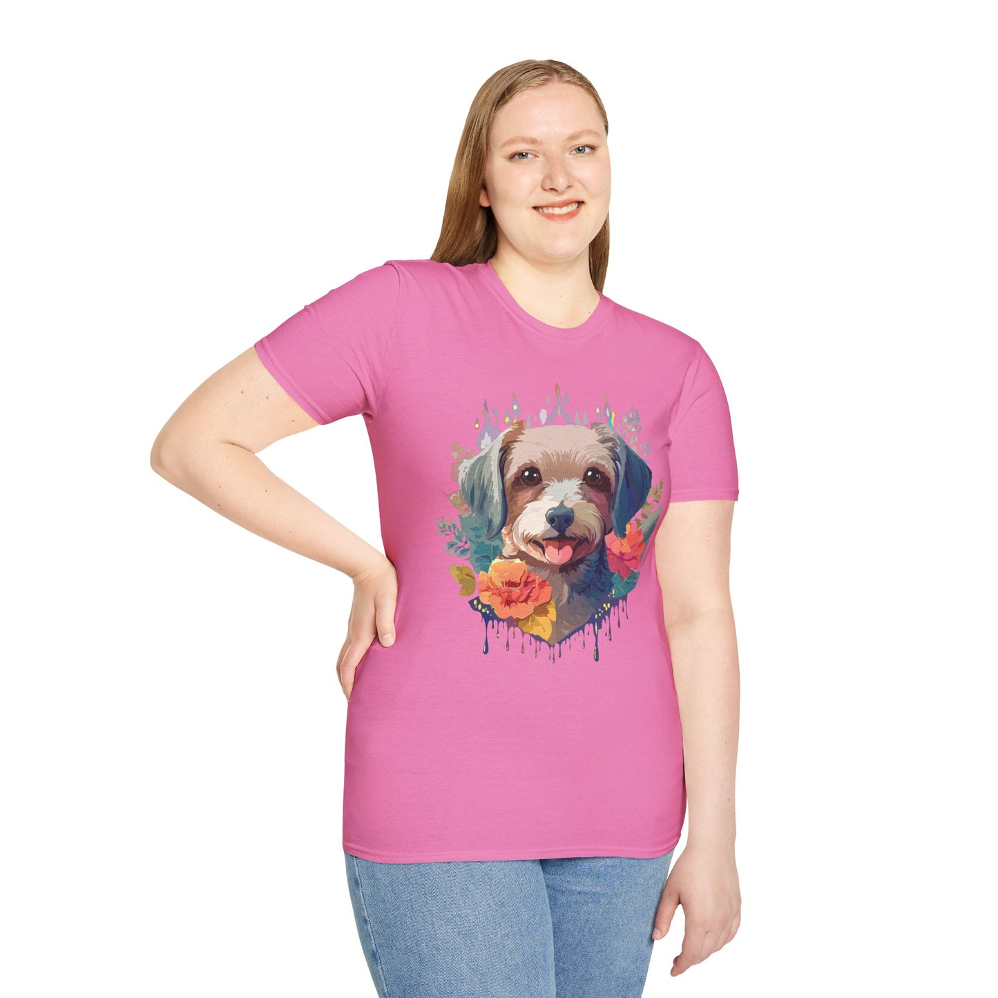 Dog Shirt, Shirt with Dog, Animal Tee, Shirt with Animals