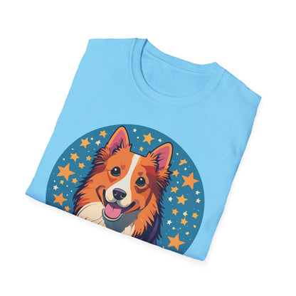 Unisex Dog Shirt Animal Print Tee Gildan Softstyle 64000 Tee