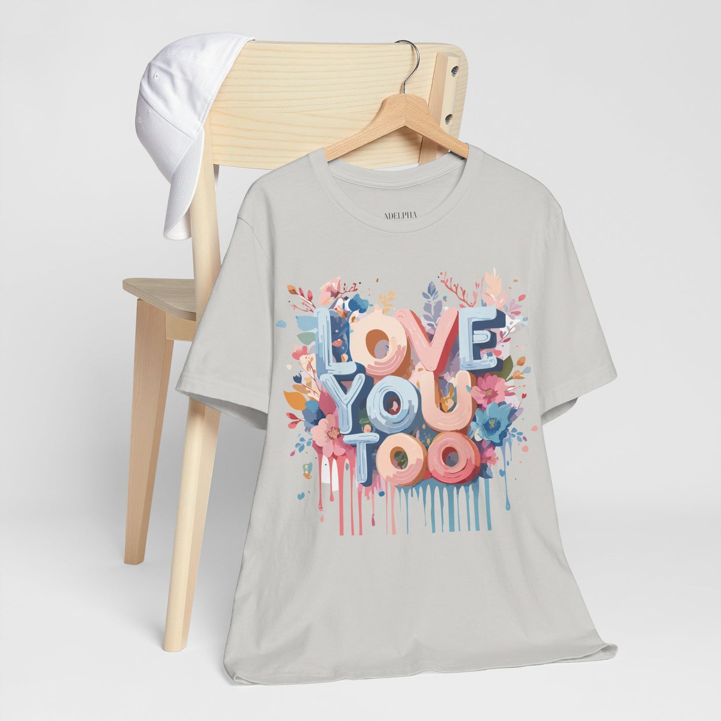 T-Shirt aus natürlicher Baumwolle – Love Story-Kollektion