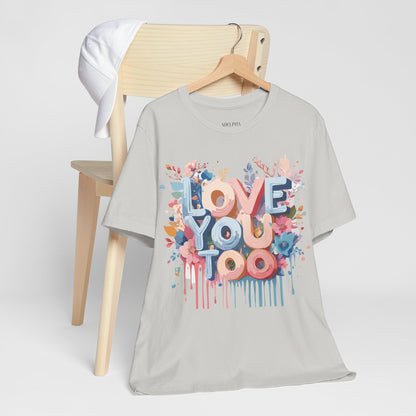 Natural Cotton Tee Shirt - Love story Collection Printify