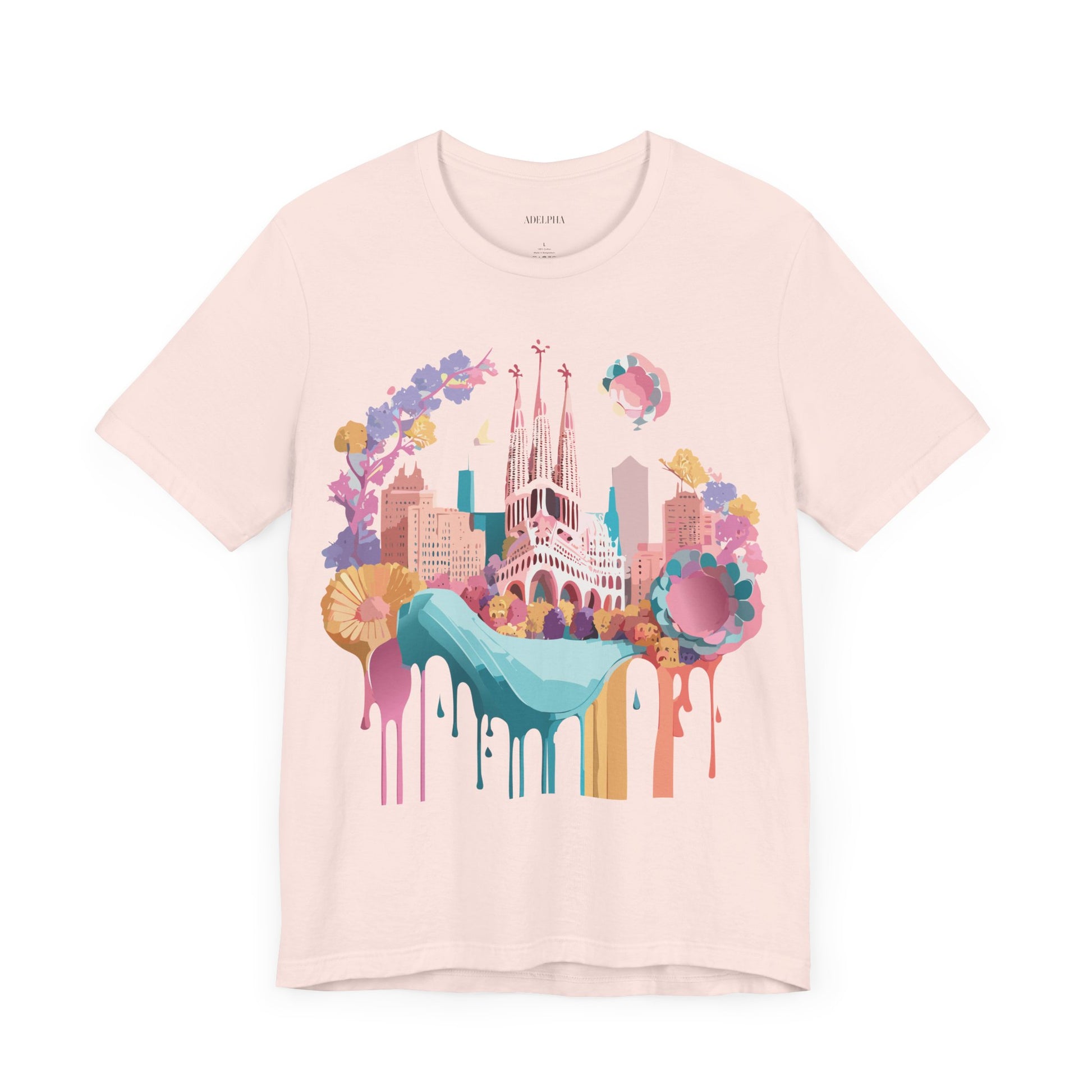 Tourist Shirt, Shirt with Barcelona - ADELPHA