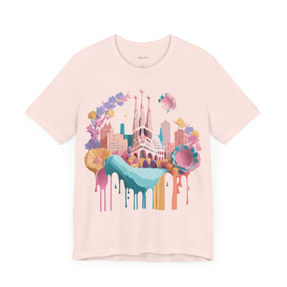 Tourist Shirt, Shirt with Barcelona - ADELPHA