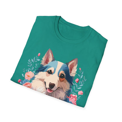 Dog Shirt Unisex Animal Tee Softstyle Cotton Lightweight Breathable