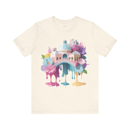 Natural Cotton Tee Shirt - Beautiful Places Collection - Venice Printify