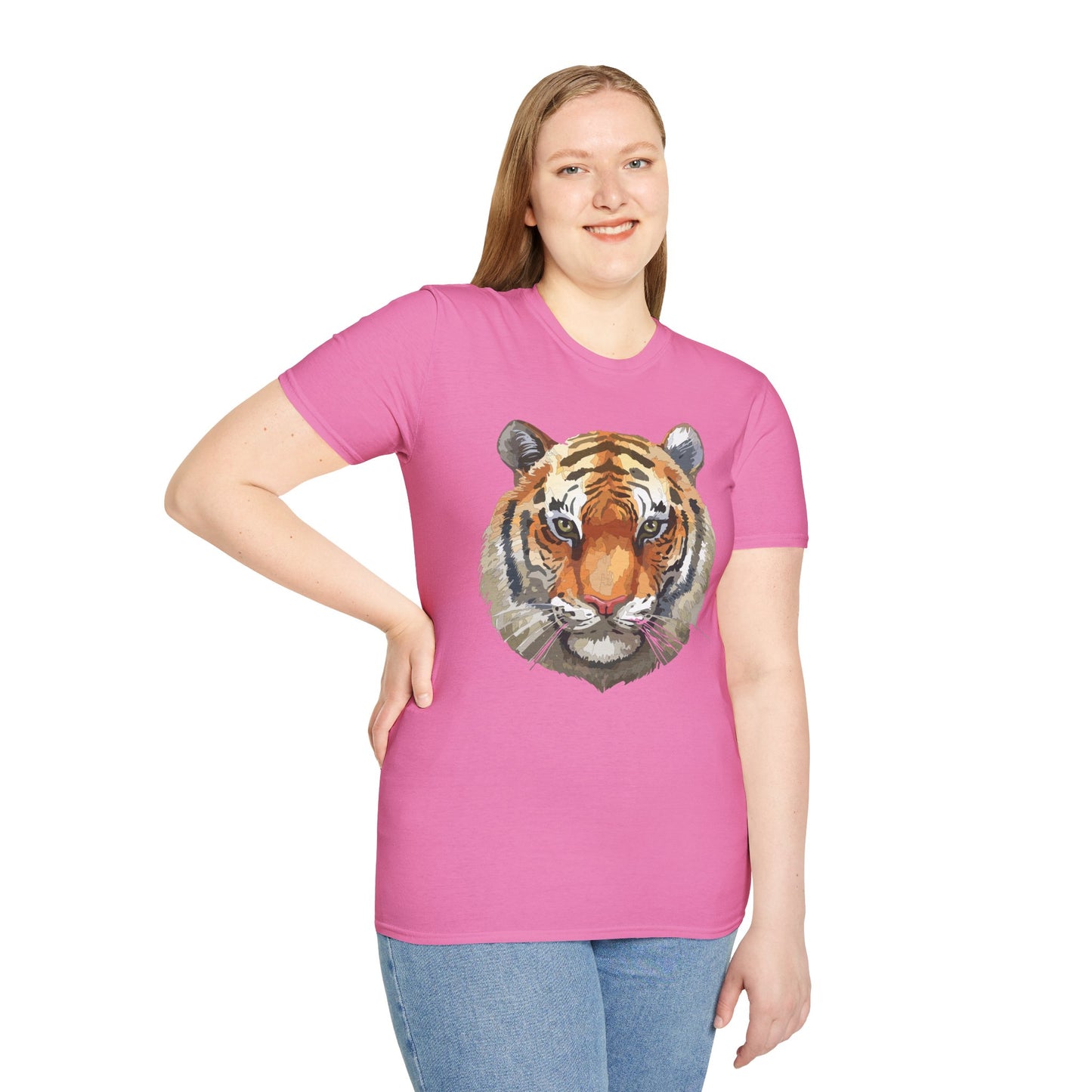 Tiger Shirt, Shirt with Tiger, Animal Tee, Shirt with Animals