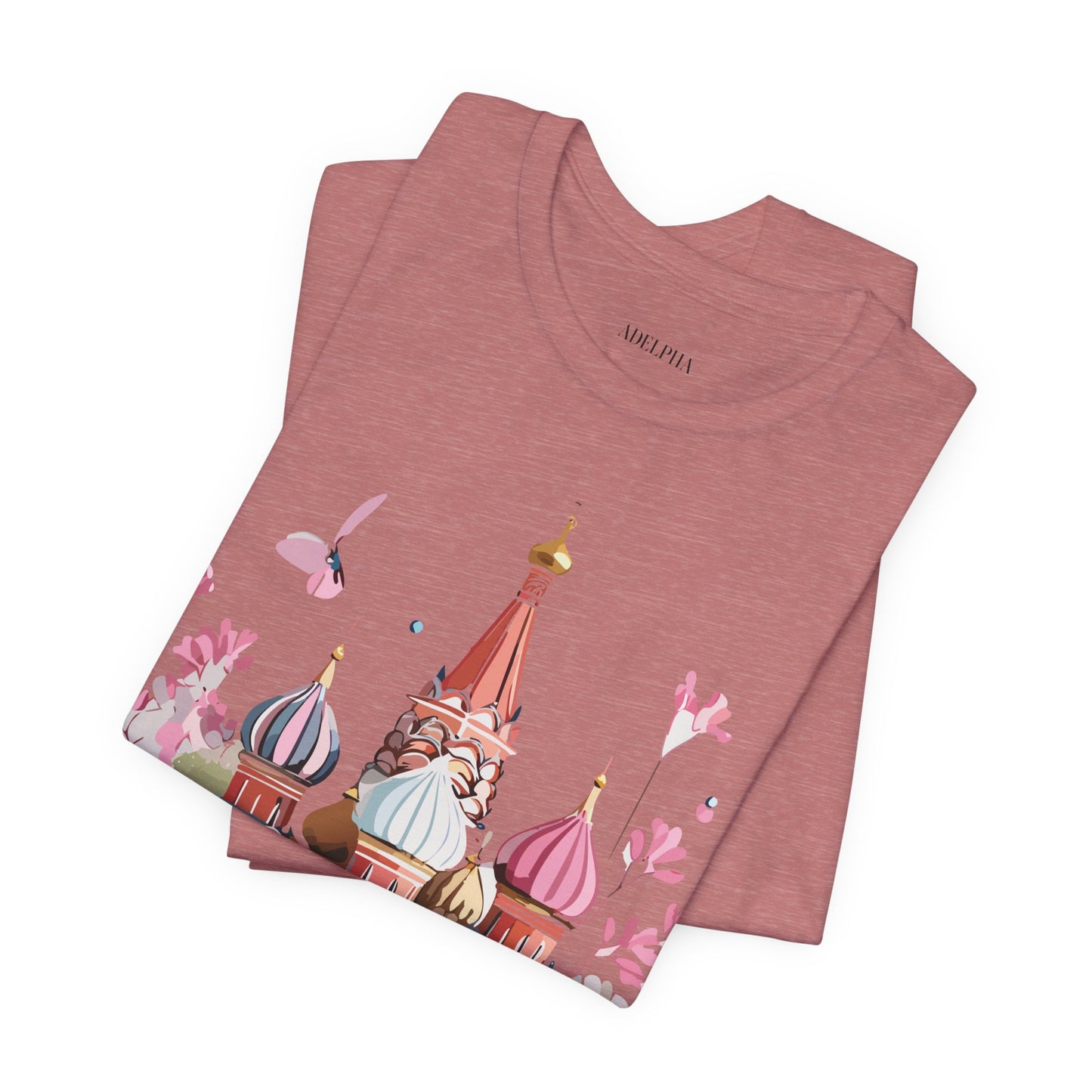 Natural Cotton Tee Shirt - Beautiful Places Collection - Moscow