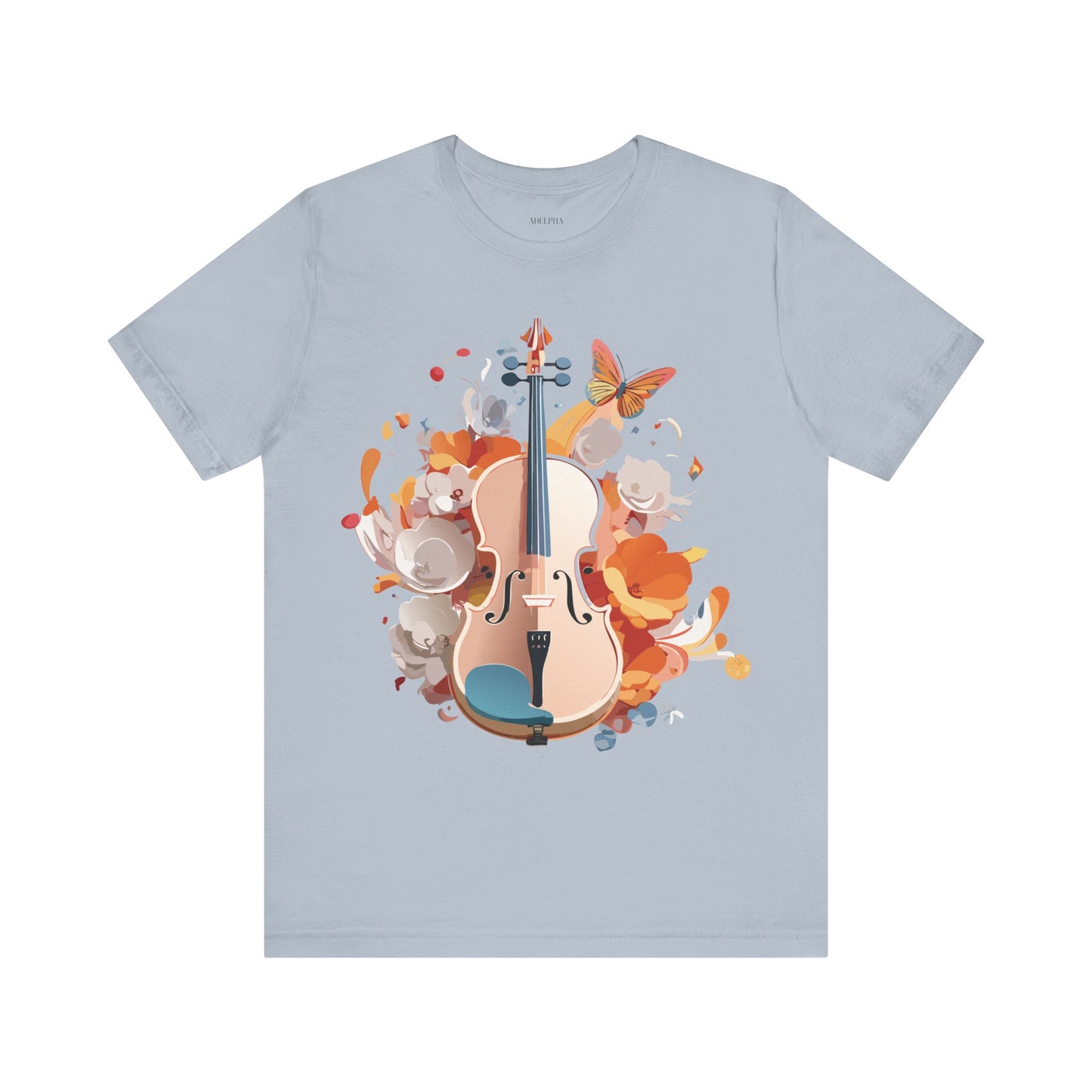 T-Shirt aus natürlicher Baumwolle – Musikkollektion