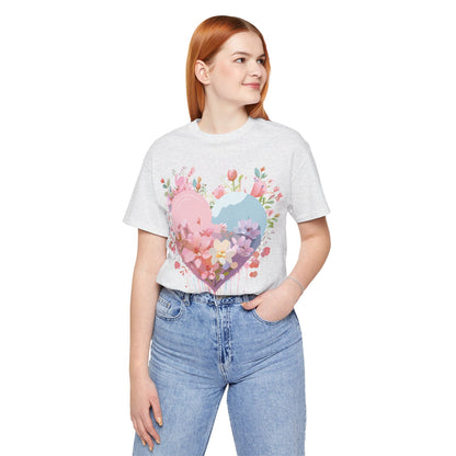 Natural Cotton Tee Shirt - Love story Collection Printify