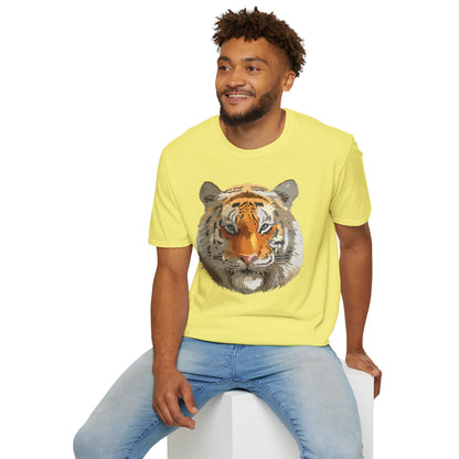 Unisex Tiger Shirt Animal Print Tee Gildan Softstyle Cotton Quality