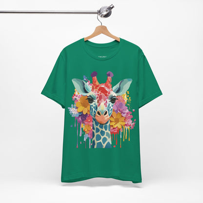 Shirt with Animals | Giraffe Printify