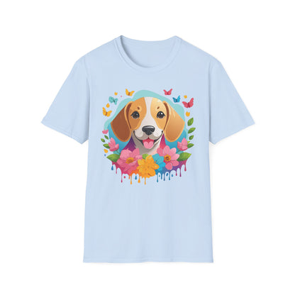 Dog Shirt Unisex Animal Tee Softstyle Cotton Comfort Everyday Wear