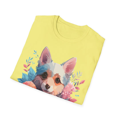 Dog Shirt Unisex Animal Print Tee With Cute Dog Designs And Comfort