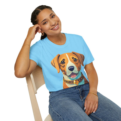 Dog Shirt Unisex Animal Tee Gildan Softstyle 64000 Cotton Tee