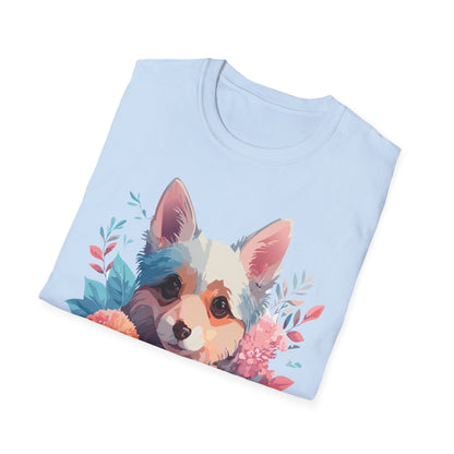Dog Shirt Unisex Animal Print Tee With Cute Dog Designs And Comfort
