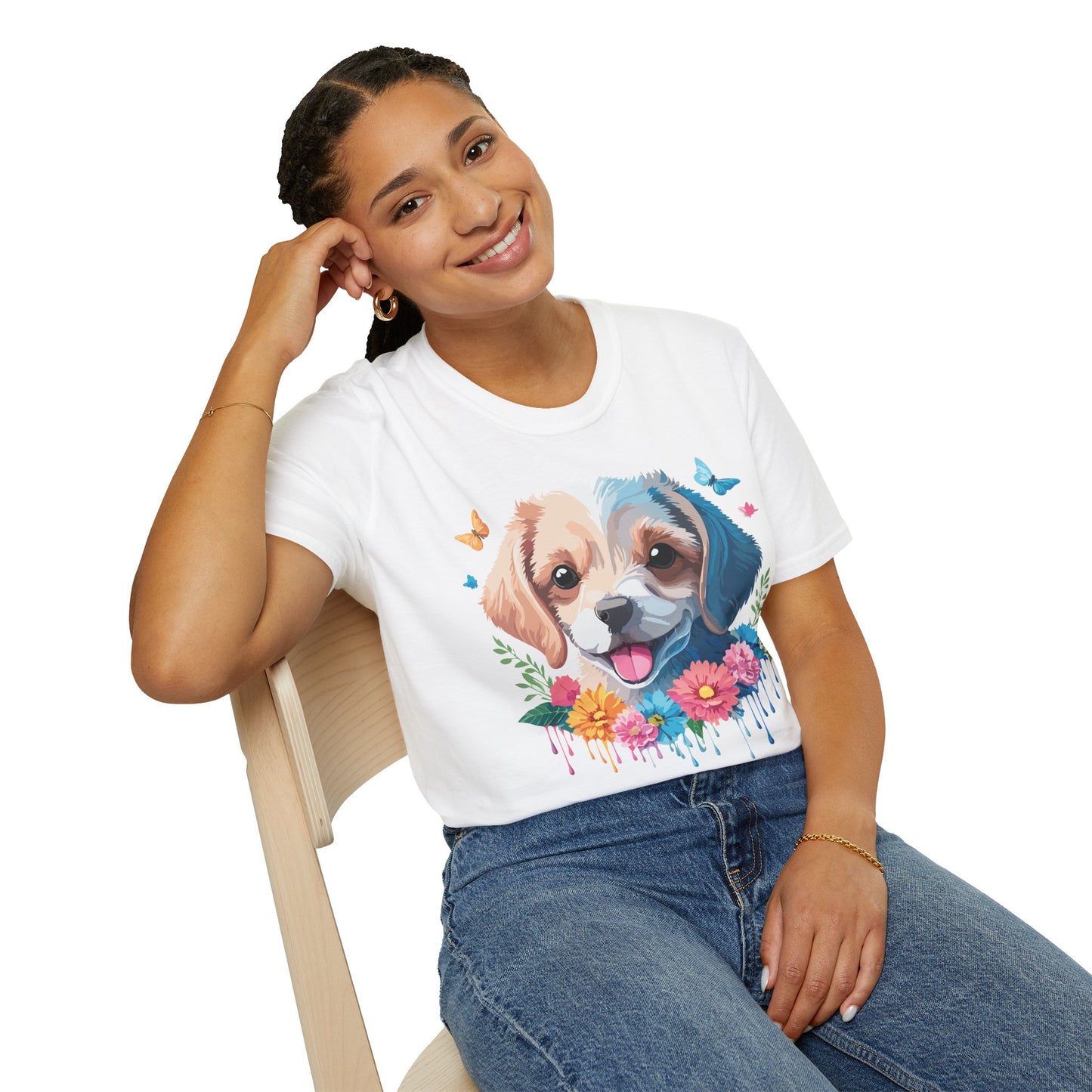 Dog Shirt, Shirt with Dog, Animal Tee, Shirt with Animals