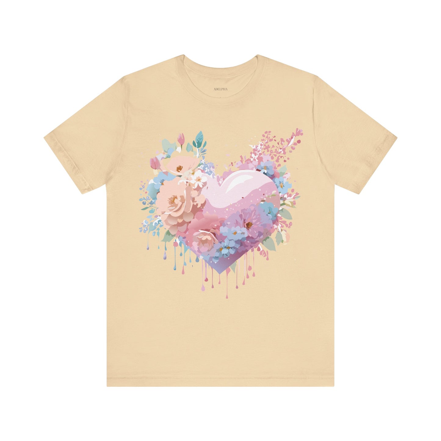 T-shirt en coton naturel - Collection Love story