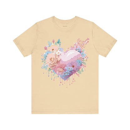 Natural Cotton Tee Shirt - Love story Collection Printify