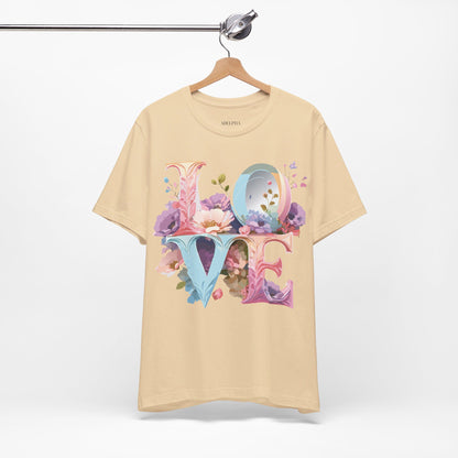 Natural Cotton Tee Shirt - Love story Collection Printify