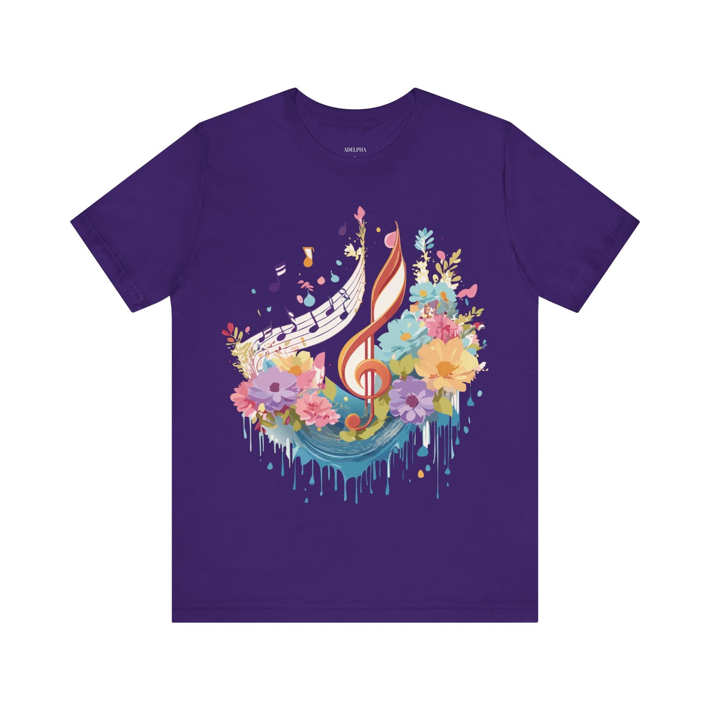 Natural Cotton Tee Shirt - Music Collection