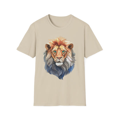 Lion Shirt Unisex Animal Tee Gildan Softstyle 64000 Cotton Tee