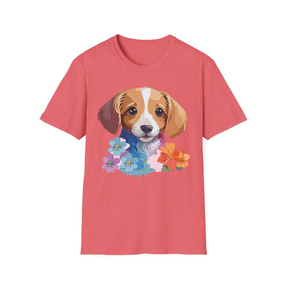 Unisex Dog Shirt Animal Graphic Tee Soft Cotton Gildan 64000