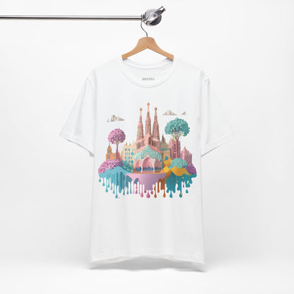 Tourist Shirt, Shirt with Barcelona - ADELPHA