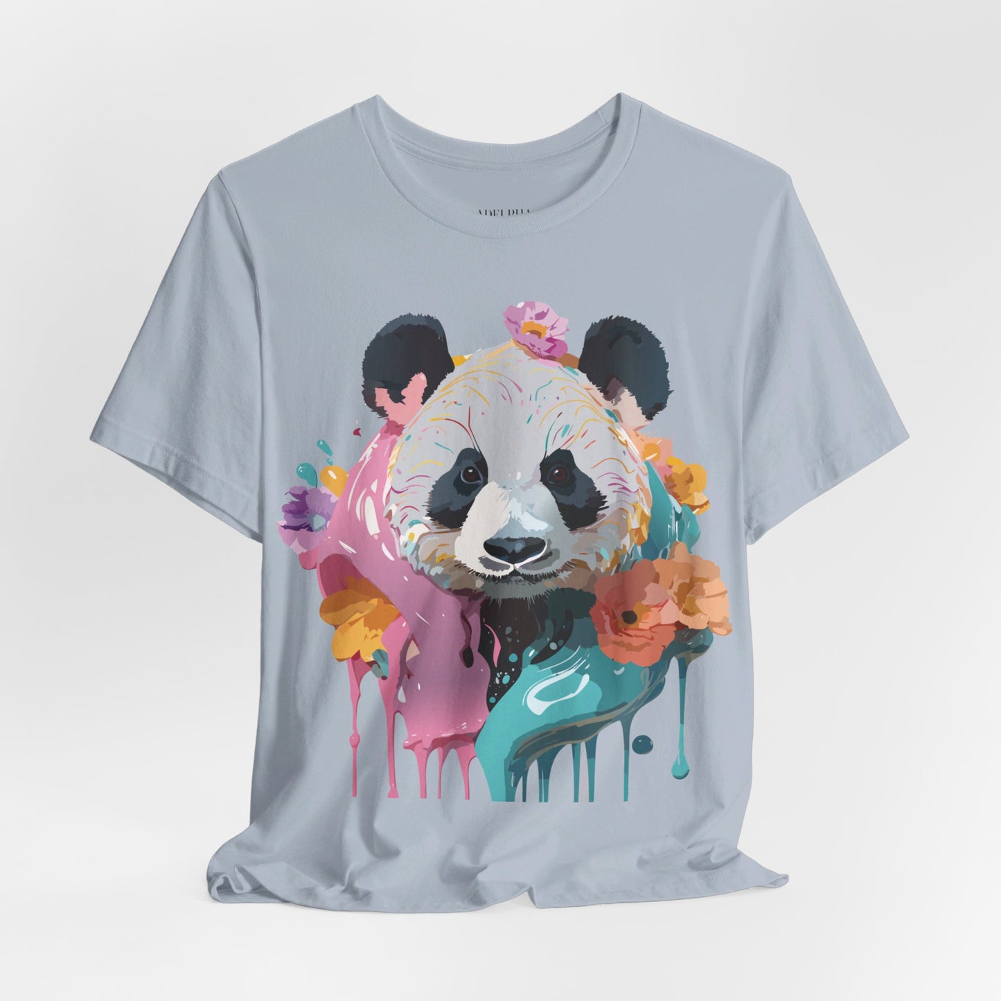 T-shirt en coton naturel avec panda