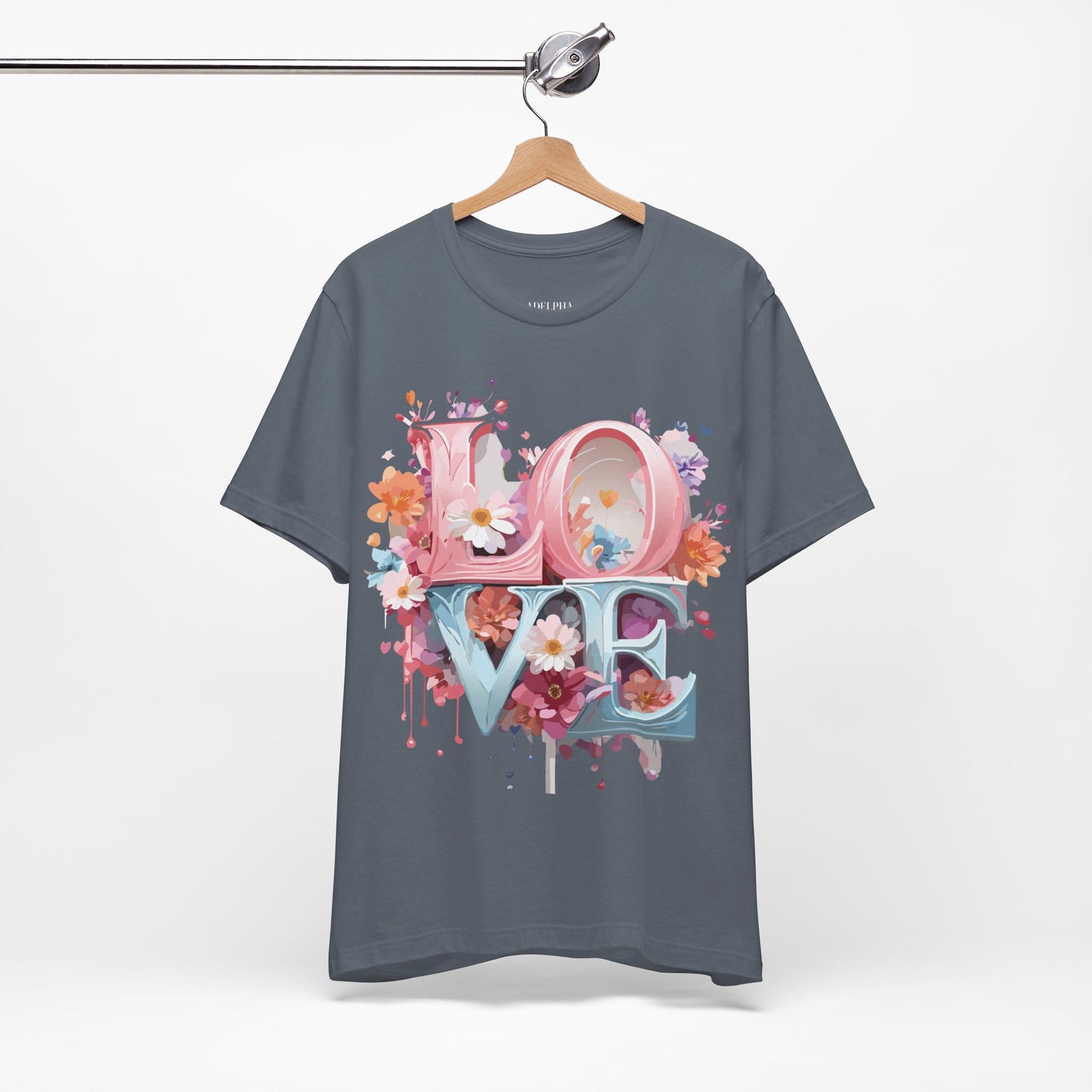 T-Shirt aus natürlicher Baumwolle – Love Story Collection