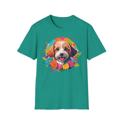 Unisex Dog Shirt Softstyle Cotton Tee Gildan 64000 Animal Tee