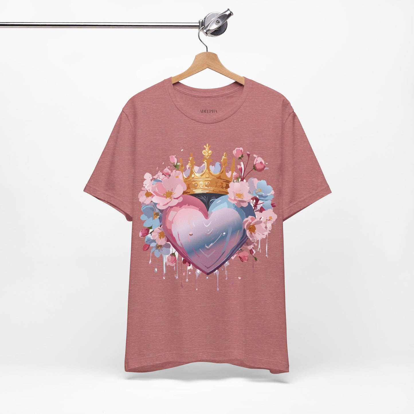 T-Shirt aus natürlicher Baumwolle – Love Story-Kollektion